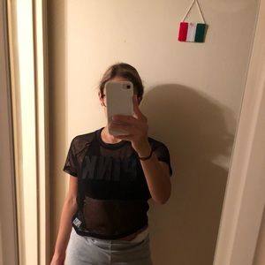 Victoria Secret Pink Mesh Top